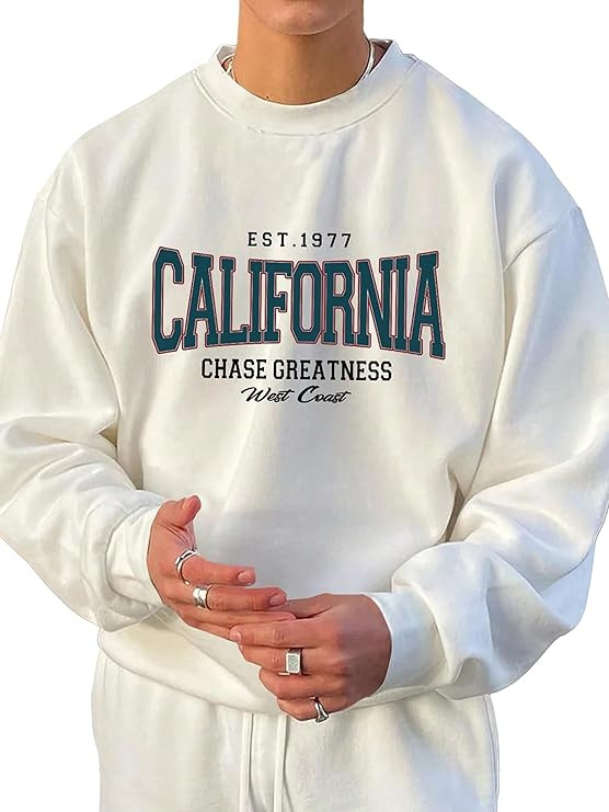 Men's Cotton Crew Neck Sweatshirt