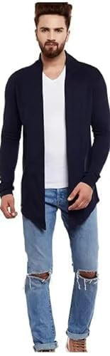 Men's Stylish Cotton Plain Shrug/Cardigans Casual Wear