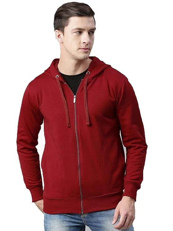 Sweatshirt Winter Wear Hood with Zipper
