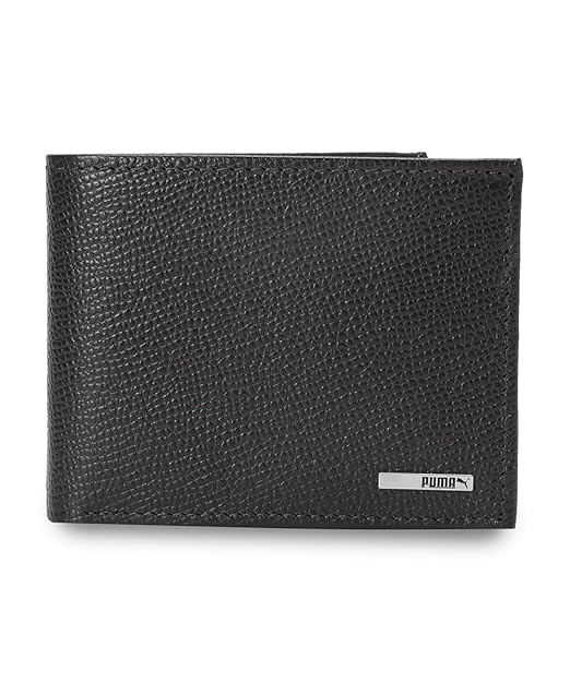Puma, Unisex-Adult, Cat Logo Leather Wallet, Chocolate, (9216701)