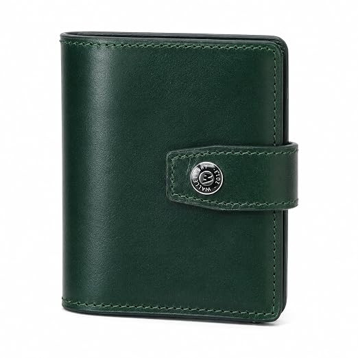 WALLETKART VELARO Signature Edition | Premium Genuine Leather RFID Wallet for Men (Green)