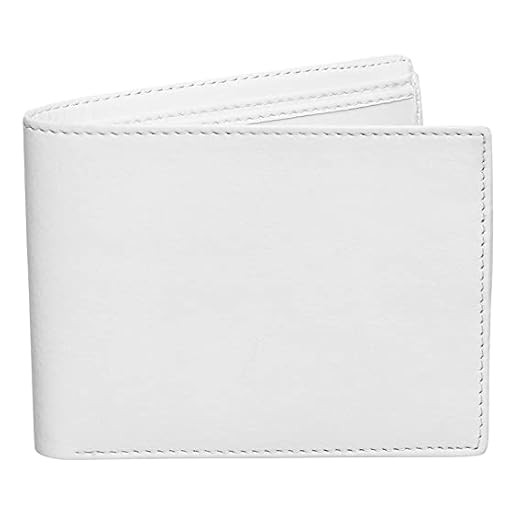 Classic Artificial Leather White Wallets for Men
