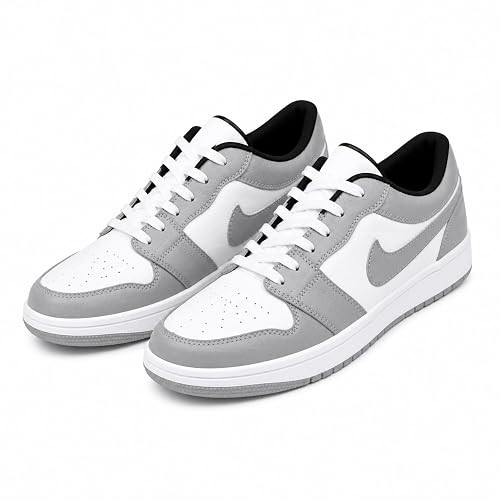 Men Casual Sneakers Shoes | Lightweight Lace-Up Walking Shoes | Cushioned Comfortable Sneakers | Anti-Slip Sole Fashion Shoes for Men
