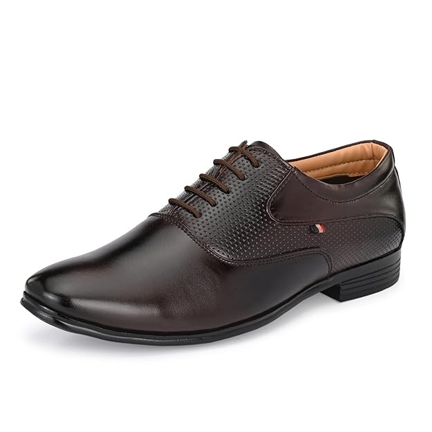 Men's Formal Shoes | Lace-Up Business Casual | Stylish Design with Comfortable Fit |Comfortable Formal Oxford