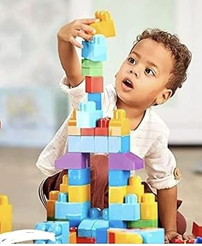 TA Kid's 80 Pcs Big Mega Sized Blocks Toys Building and Construction Block Set for Children Boys and Girls (Multicolor)