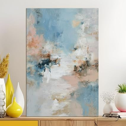 TA Abstract Brushstrokes Poster Painting Wall Art 20x30 (D)