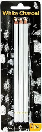 TA Sketch Highlight Pencil Pen Charcoal White Sketch Pencil Painting Special White Charcoal 3 Stick Set