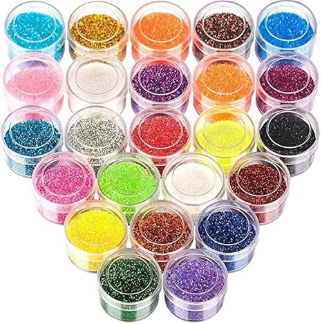 TA Fine Glitter for Resin, Set of 12 Colors, Extra Fine Resin Powder, Nail, Assorted Craft for Epoxy Resin Art, Body Face Hair Bulk, Tumbler Candle Making