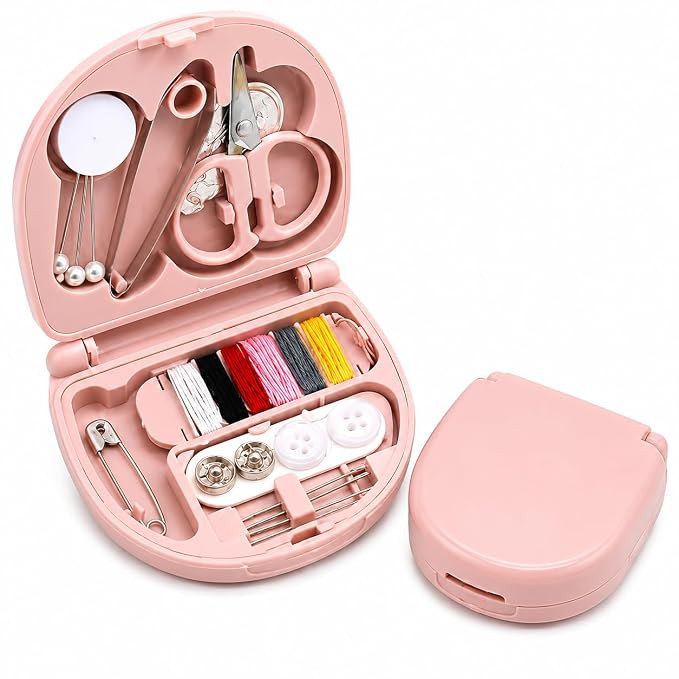 TA  Mini Travel Sew Kit Sewing Box Pocket Folding Kit