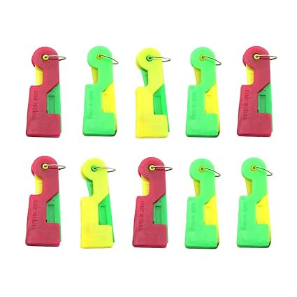 TA Embroidery Needle Threader Tool 10 Pcs Sewing Machine Needle Threader for Hand Sewing Needlework Small Eye Needles Embroidery Craft Knitting Quilting