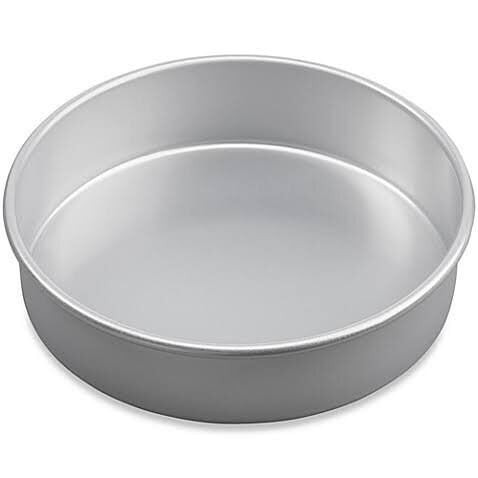 TA Aluminium 6inch 1pc Bakeware Round Cake Mould, Cake Tin, Cake Pan for Birthday Cake, Aluminium Baking Tray for Oven