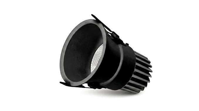 TA Luma Glow Thin Trim COB Light, Recessed Ceiling Downlight (BB, Warm White, 7, Watts)