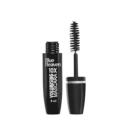 TA Blue Heaven 10X Volumising Mascara | Waterproof & Smudge Proof | Light Weight Formula | Long Lasting Mascara for Women | Stays Upto 12 Hrs | 8ml