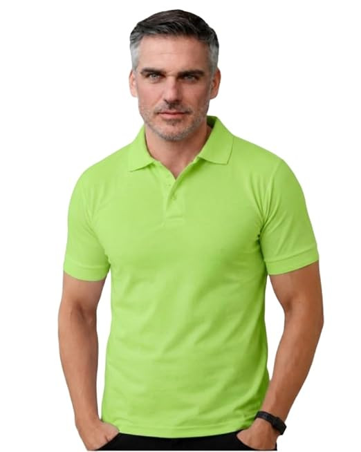 TA Trendzy Fashion Men’s Polo Tshirt | Slim Fit Polycotton Collar Neck Half Sleeve Solid | Quick Dry Moisture Wicking Anti Odor Breathable Summer Tshirt