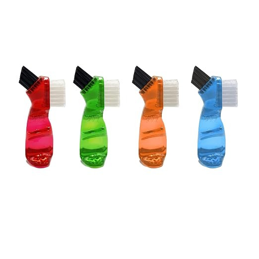 TA 4 Pcs Denture Cleaning Brush Set, Efficient Aligner Cleaner and Retainer Cleaner, Travel-Friendly Teeth Cleaner with Interdental Brush Design, Ideal for Oral Cleaning Maintenance