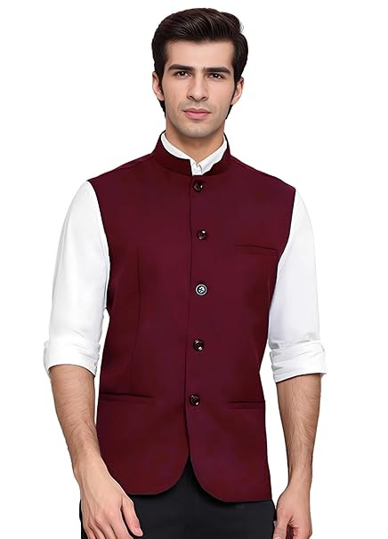 TA  Nehru Jacket, Bandi Modi Koti for Men, Cotton Waistcoat for All Occasion: Diwali, Wedding, Ethnic, Office Party, Formal and casual Look