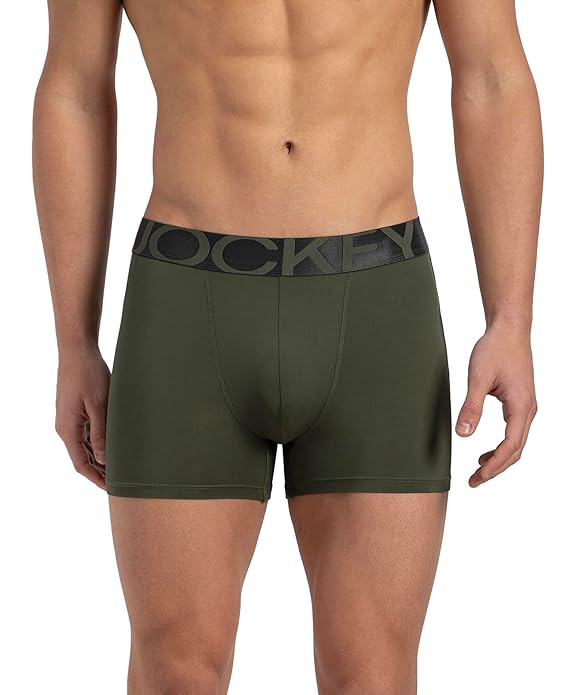 TA Jockey IC28 Men Tactel Microfiber Elastane Stretch Solid Trunk with Moisture Move Properties