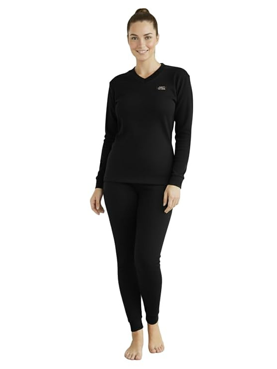 TA Lux Cottswool Women's Upper and Lower Thermal Set | Thermal Set for Women.