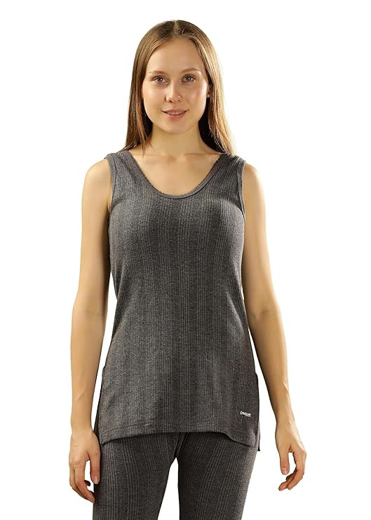 TA Dollar Ultra Thermal Solid Sleeveless Top for Women.