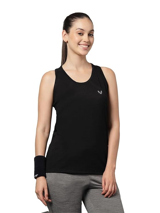 TA  Women's Regular Fit Gym Vest | Soft & Breathable Quick-Dry Fabric | Ideal for Workout, Yoga, Running, Exercise, Casual Lightweight Activewear Tank Top for Everyday