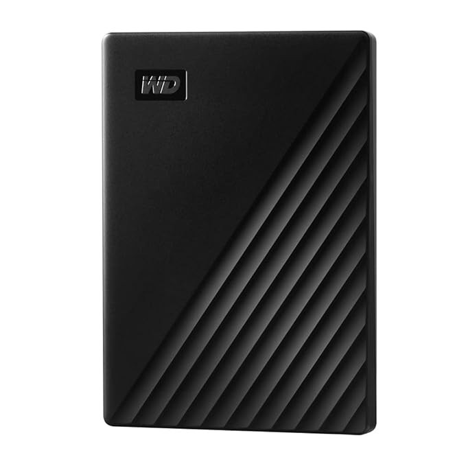 Western Digital My Passport™ 1TB External HDD, Black USB 3.0 with Automatic Backup, 256 Bit AES Hardware Encryption,Password Protection,Compatible with Windows and Mac