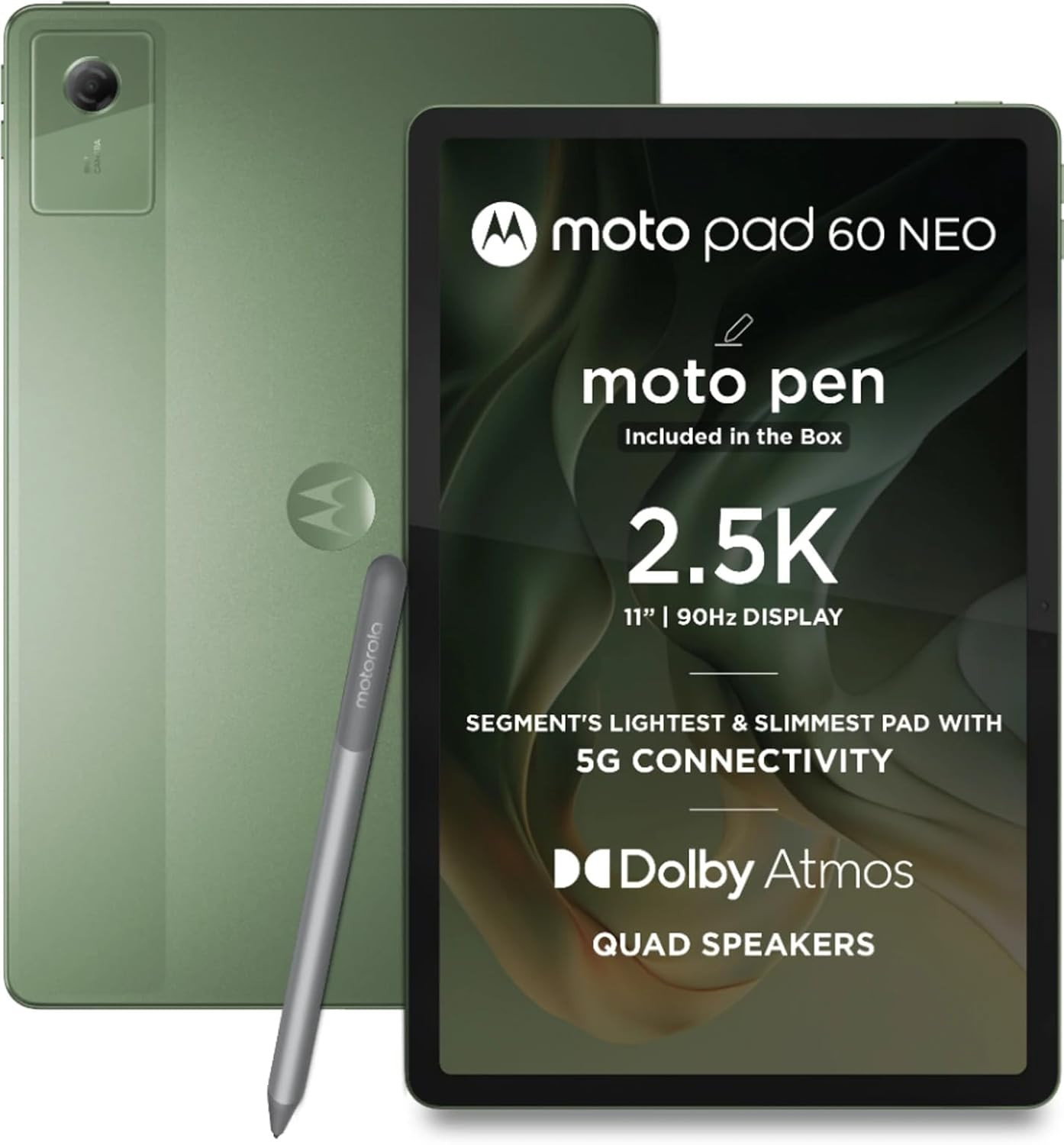 Moto Pad 60 Neo 5G (Pantone Bronze Green, 128, GB, 6, GB)