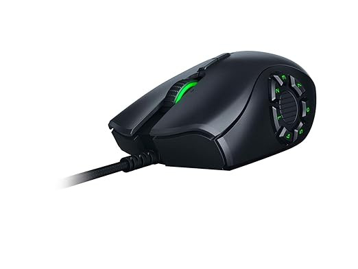Razer Naga Trinity Modular MOBA/MMO Wired Gaming Mouse with 19 Programmable Buttons | 16000 DPI Optical Sensor Chroma RGB Black- RZ01-02410100-R3M1.