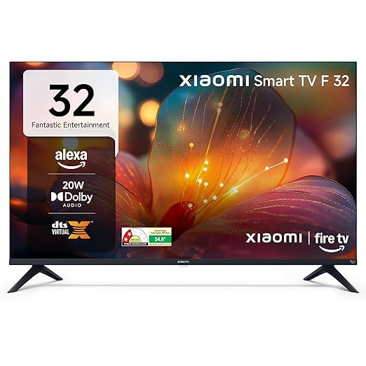 Xiaomi 80 cm (32 inch) Smartchoice F Series HD Ready Smart LED Fire TV L32MB-FIN.