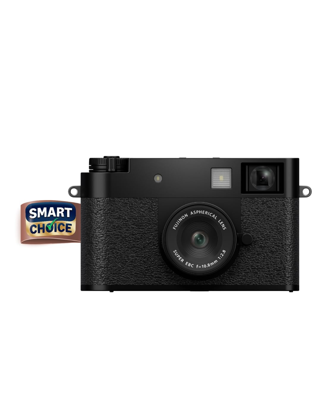 Fujifilm X Half 17.7MP 1 inch CMOS Sensor with 10.8mm f/2.8-11 Lens|Retro Style mirrorless Compact Travel Camera|2k vlogging for Street/Lifestyle - Black