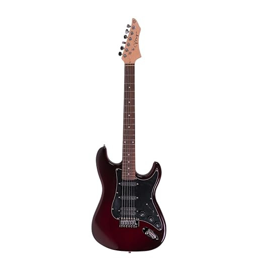 ST20R Electric Guitar, HSS Pickups, Rosewood Fretboard (Aged Wine).