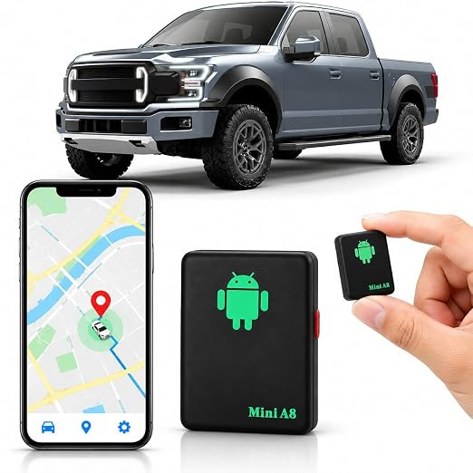 KRLZ Hidden Mini GPS Tracker for Vehicles Portable Real Time Locator, No Subscription No Monthly Fee Tracking Device Car Full Global Coverage Location Kids Dogs Trucks Person