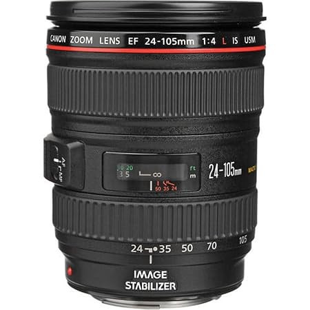 Canon Ef 24-105 Mm F/4L is USM Zoom Lens for DSLR Cameras - Black