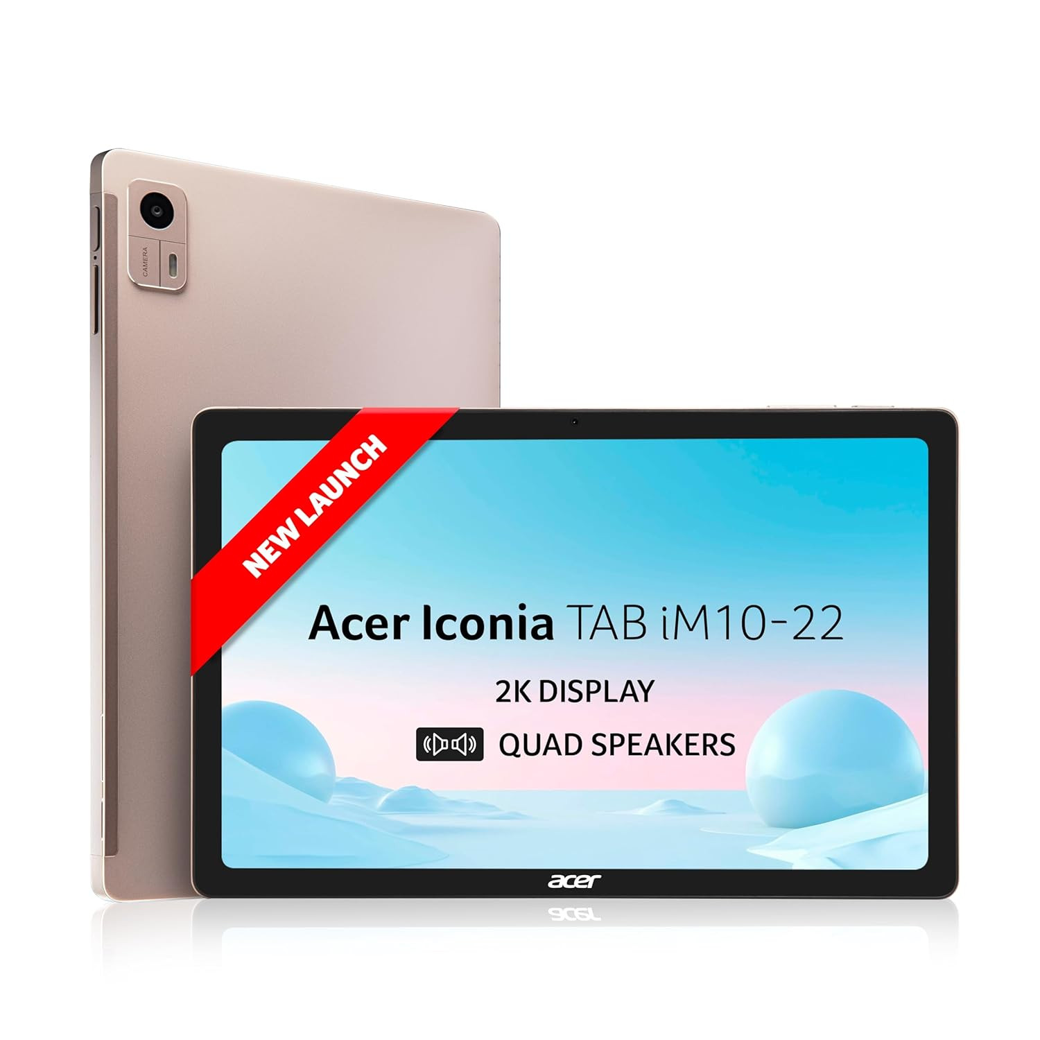 Acer Iconia Tab10 | 10.36" | 2K IPS Display, 480 Nit | Quad Speakers | 6GB + 128GB (Expandable) | Wi-Fi + (Calling).